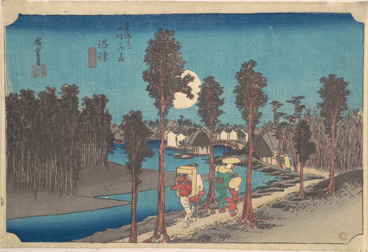 Numazu Ki Kure autorstwa Utagawa Hiroshige