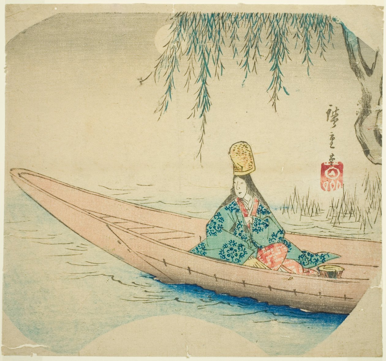 Hakubyo Dancer Członek Asazuma Boa t autorstwa Utagawa Hiroshige