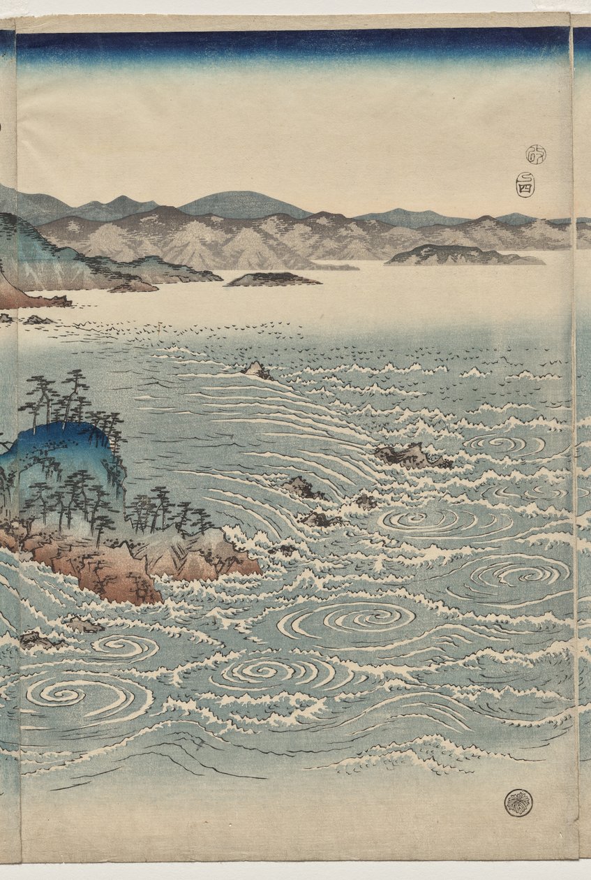 Wiry Awa autorstwa Utagawa Hiroshige