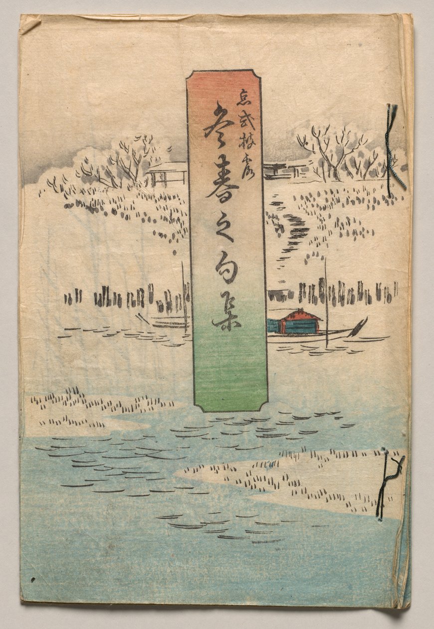 Wiersze na zimę i wiosnę autorstwa Utagawa Hiroshige