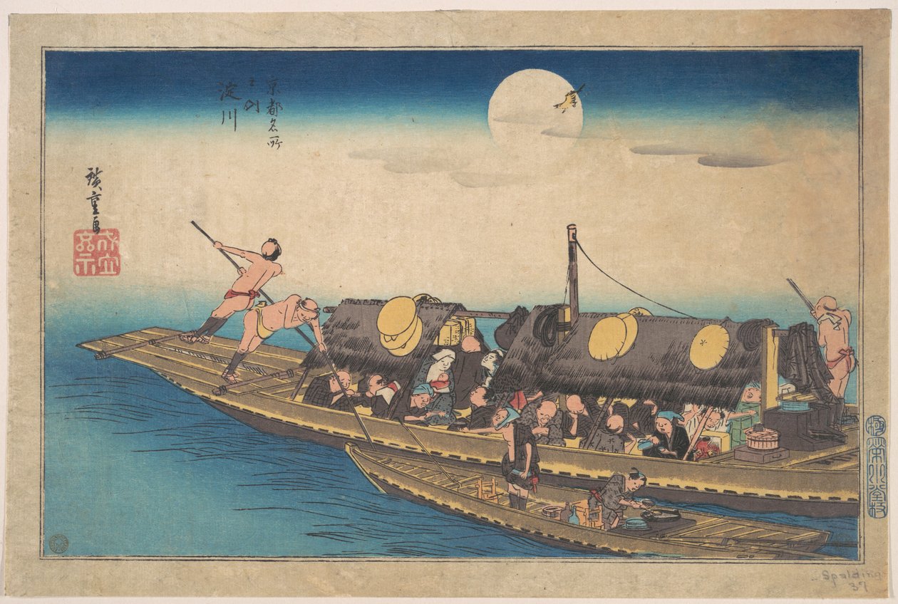 Yodogawa autorstwa Utagawa Hiroshige
