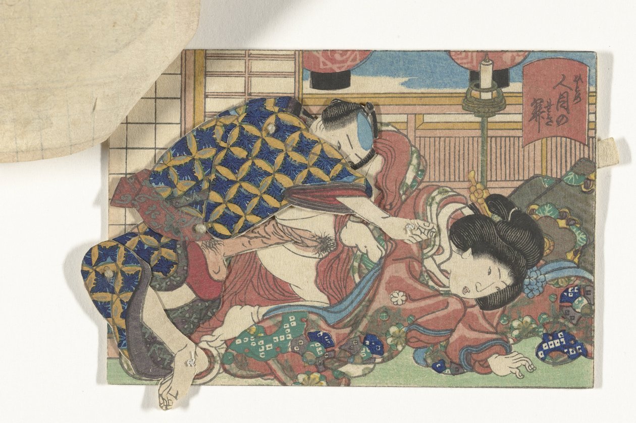 Ruchomy nadruk erotyczny autorstwa Utagawa Kunisada (I)