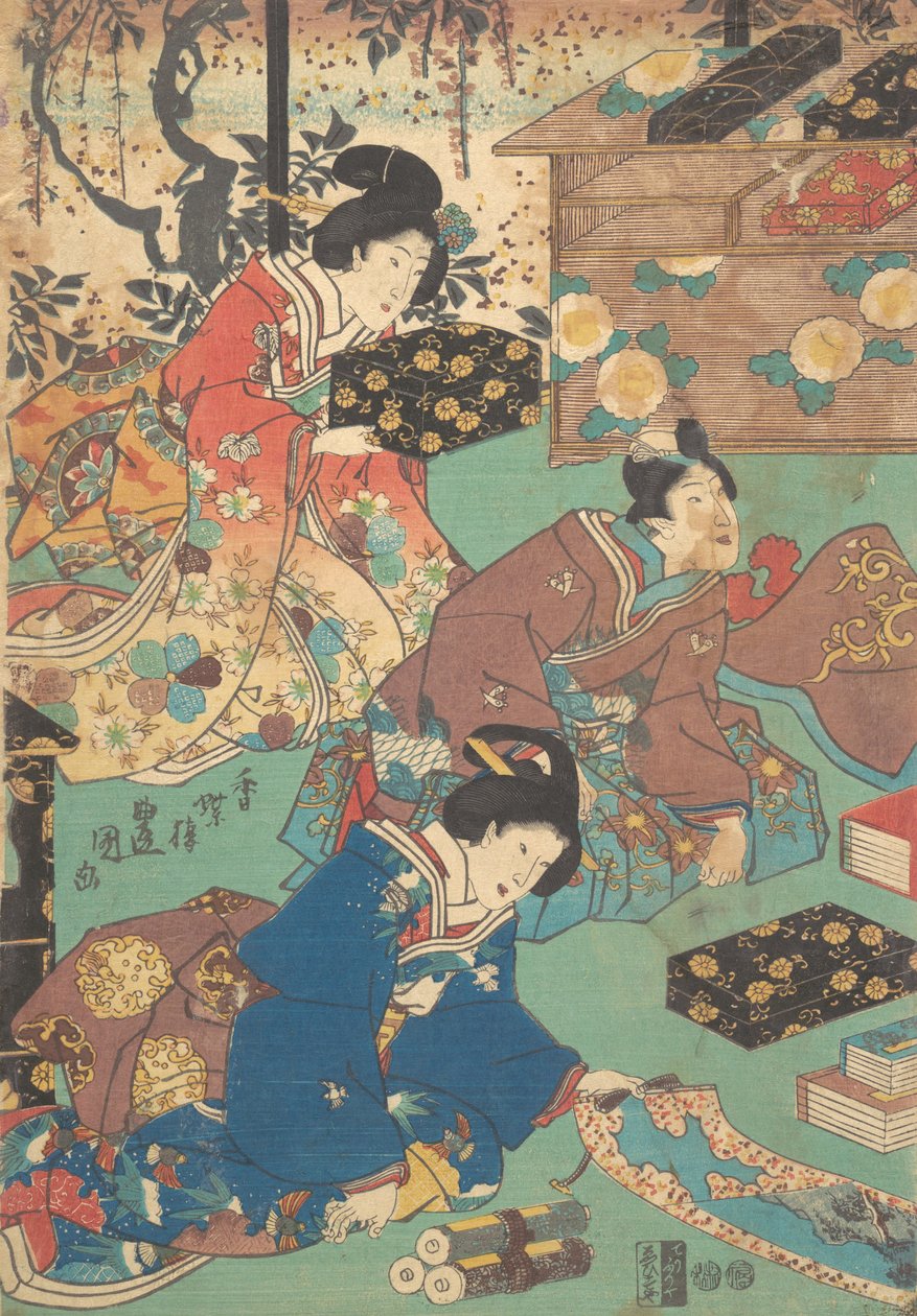 Wydrukować. autorstwa Utagawa Kunisada
