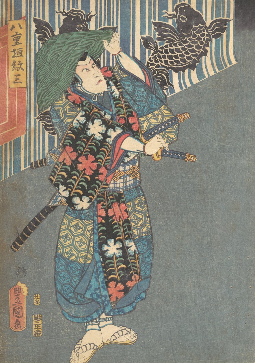 Druk, XIX w., XIX w. autorstwa Utagawa Kunisada