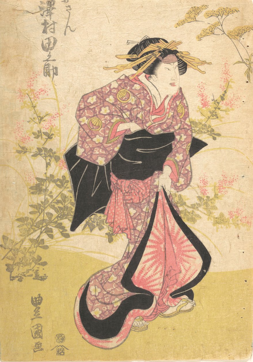 Druk, XIX w., XIX w. autorstwa Utagawa Kunisada