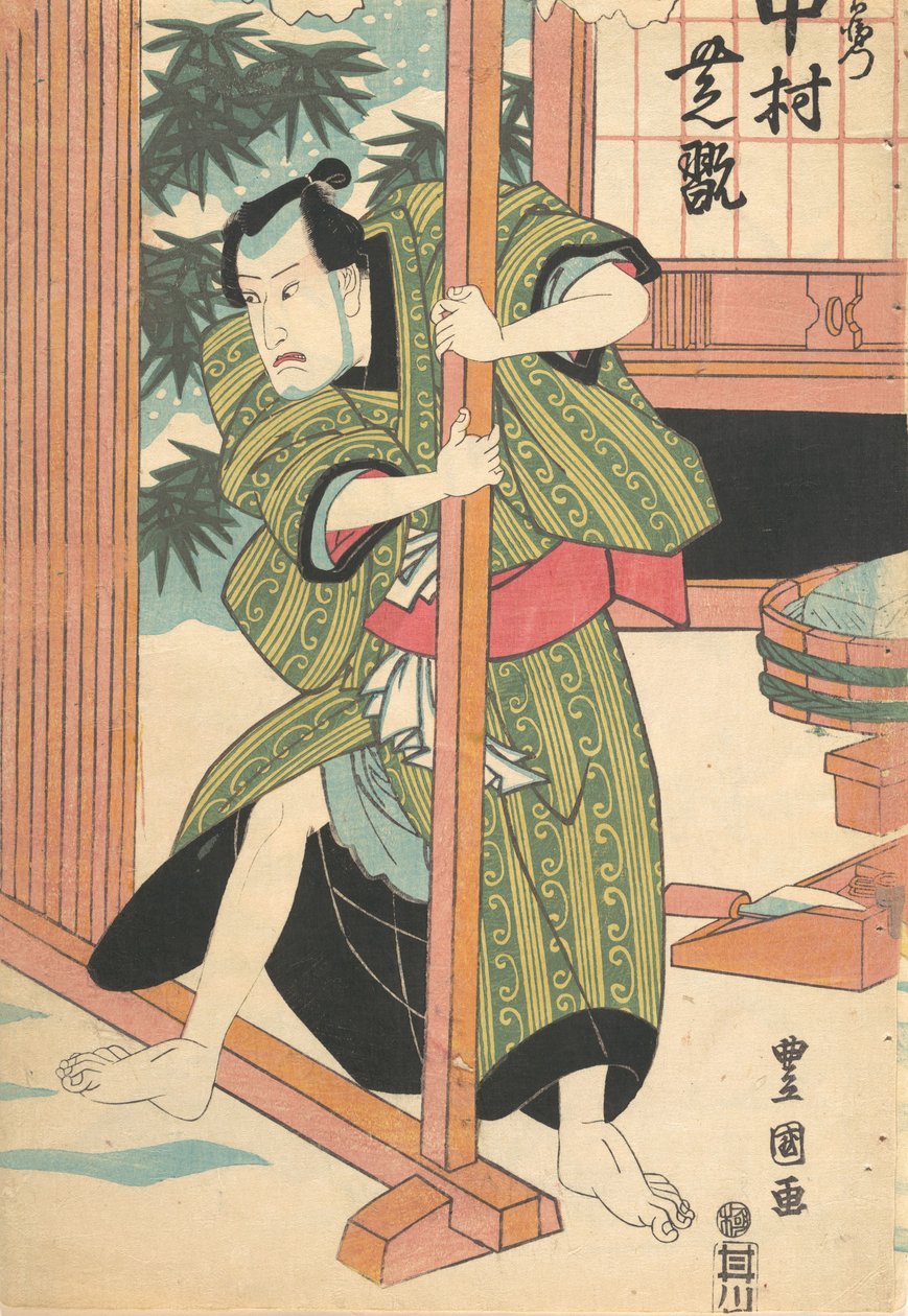 Druk, XIX w., XIX w. autorstwa Utagawa Kunisada