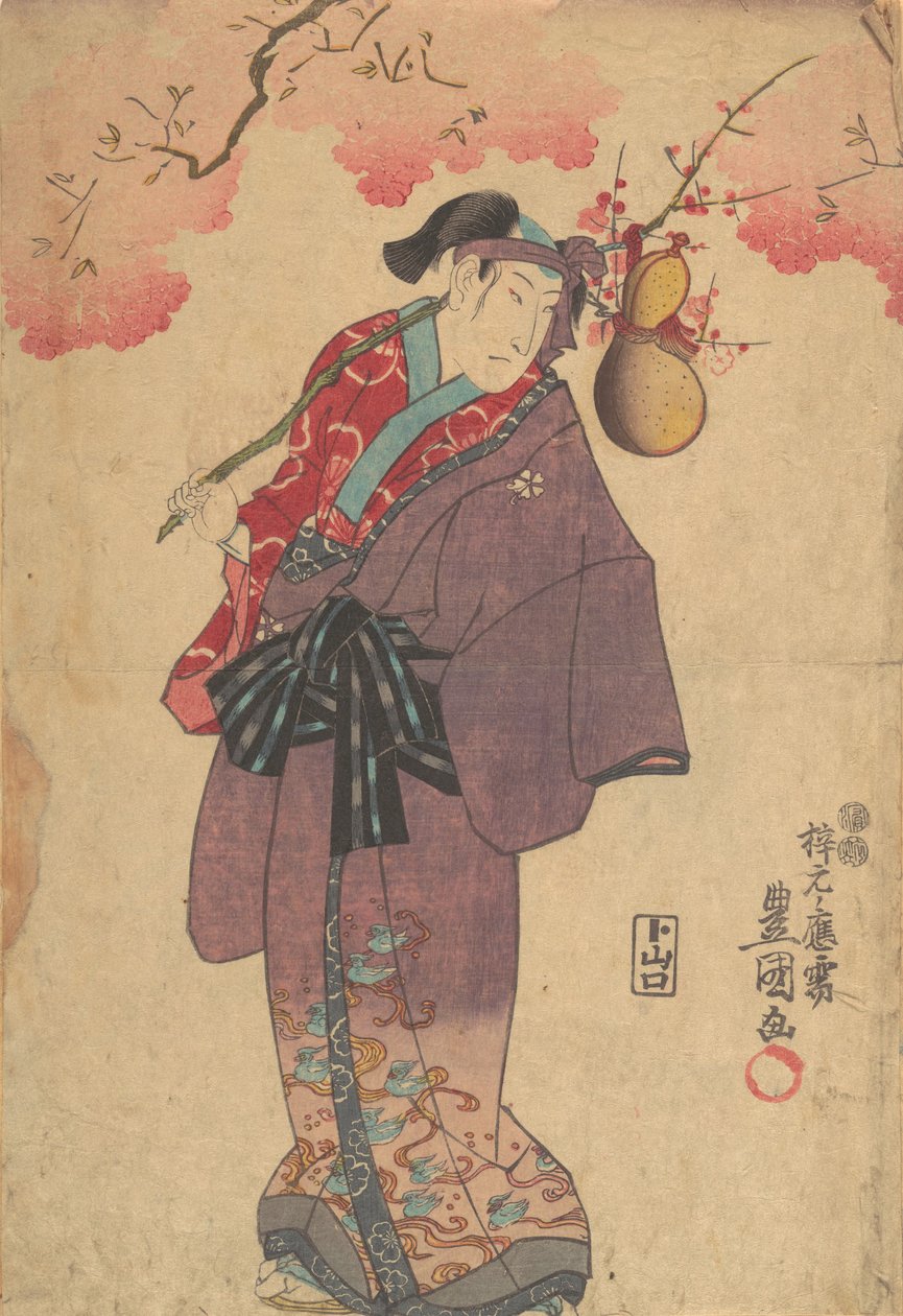 Druk, XIX w., XIX w. autorstwa Utagawa Kunisada