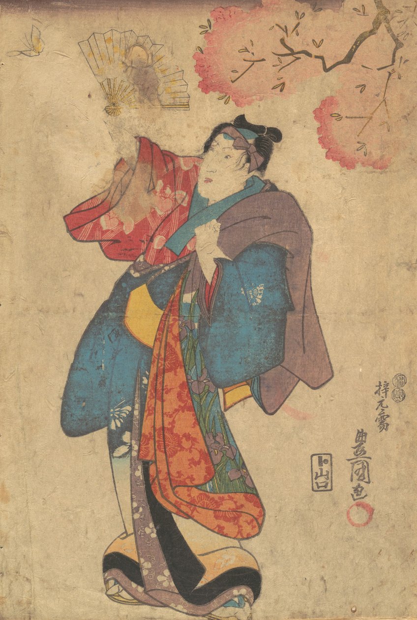 Druk, XIX w., XIX w. autorstwa Utagawa Kunisada