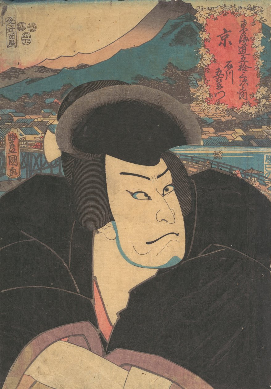 Druk, XIX w., XIX w. autorstwa Utagawa Kunisada