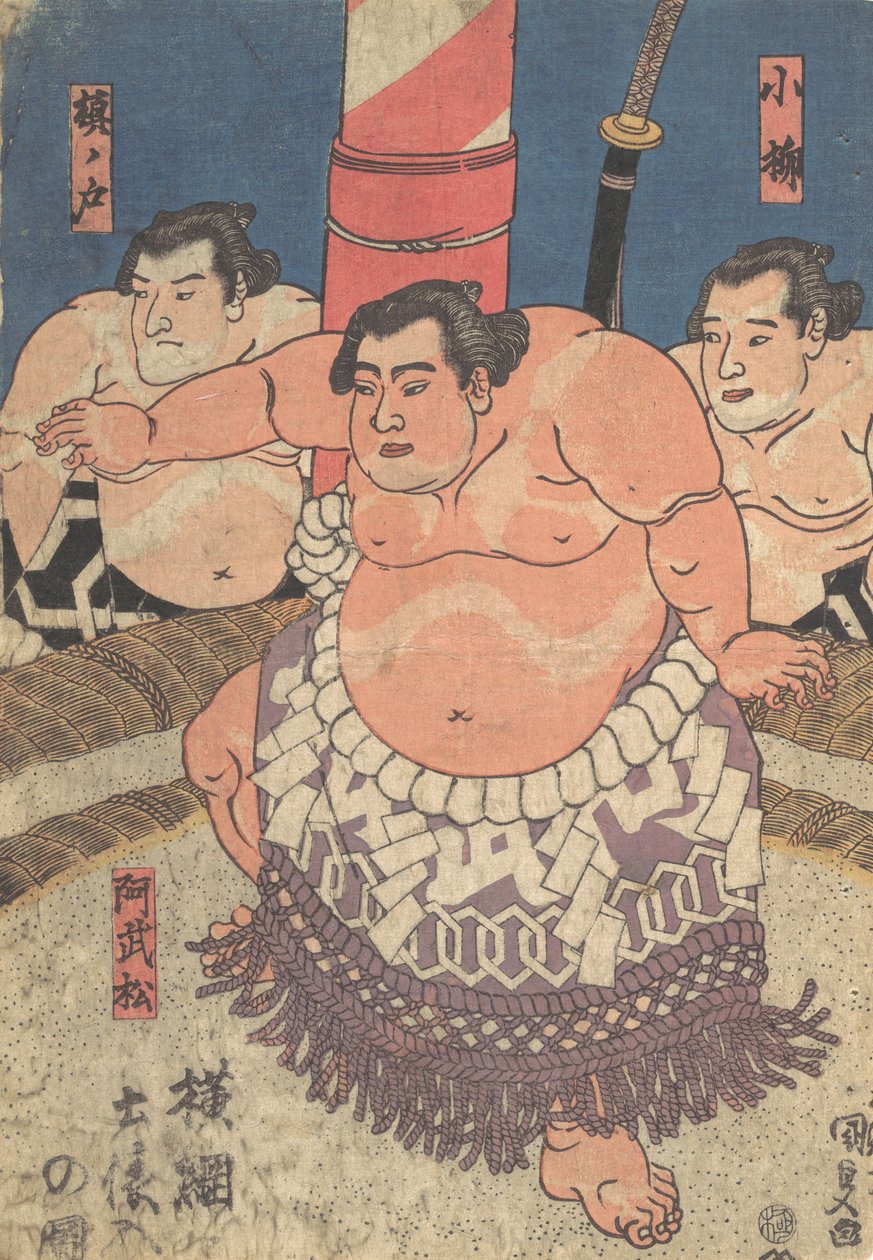 Druk, XIX w., XIX w. autorstwa Utagawa Kunisada