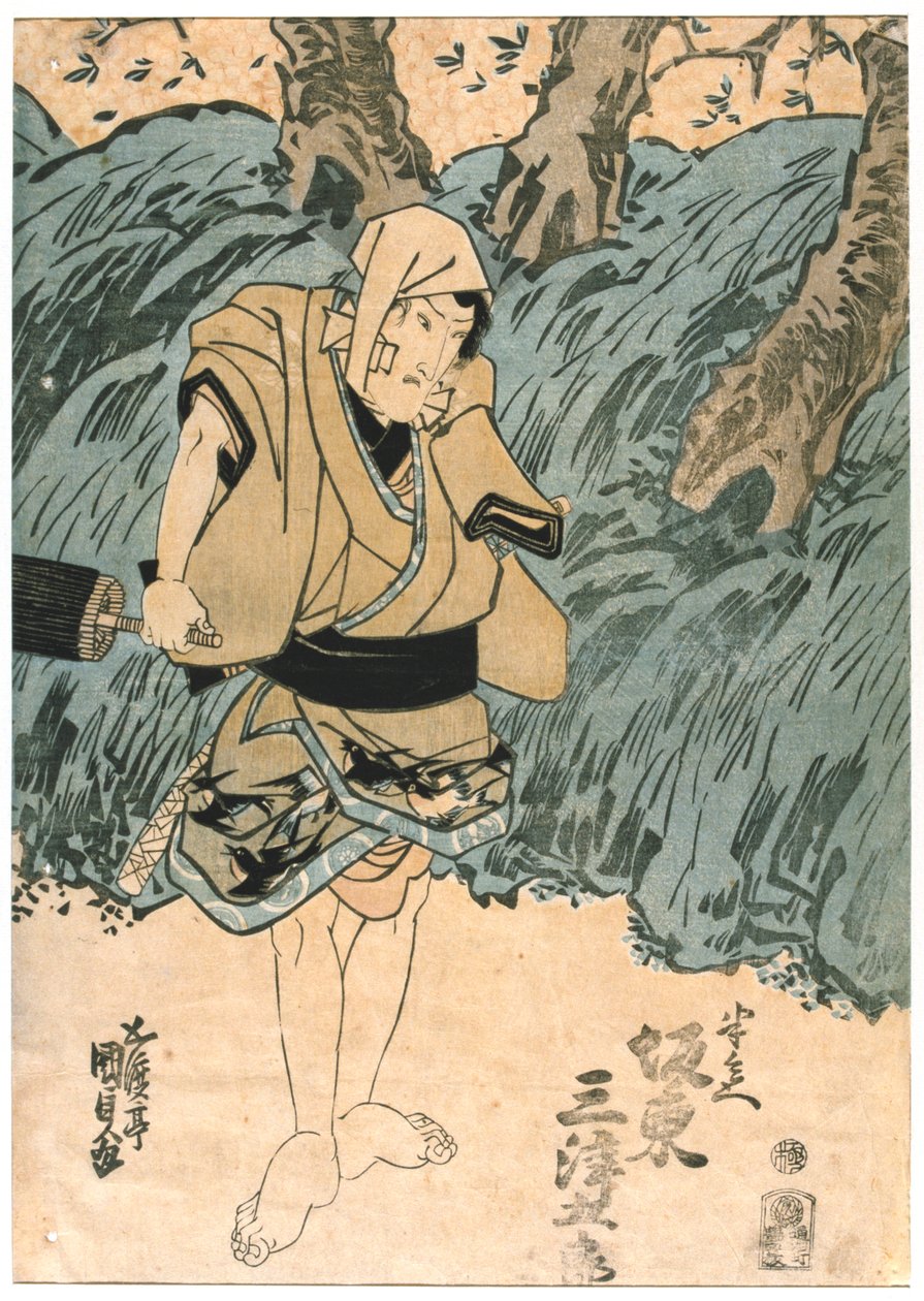 Tee c i r, tajemnica zespołu, 1844 autorstwa Utagawa Kunisada