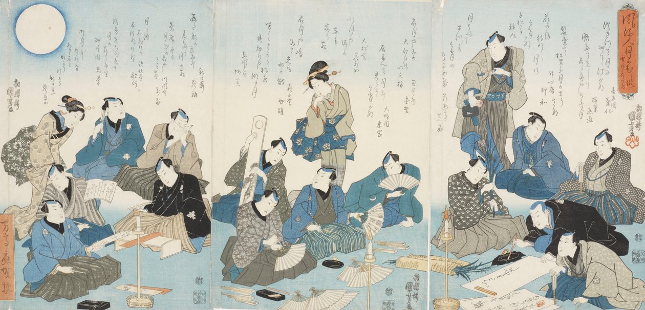 Mata eleganckich anegdot autorstwa Utagawa Kuniyoshi