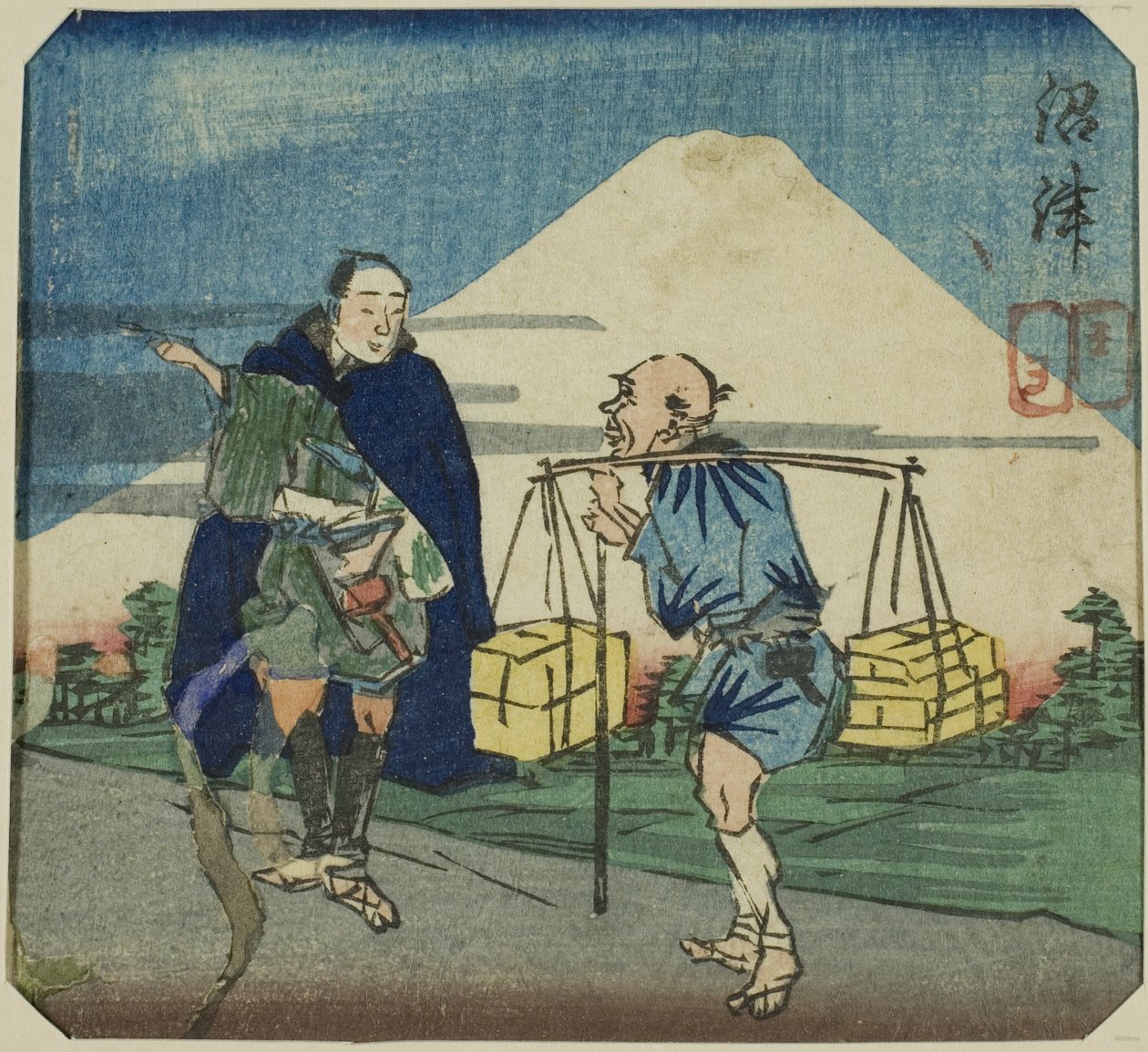 Mirror of Joruri Plays (Zwierciadło Joruri Plays) autorstwa Utagawa Kuniyoshi