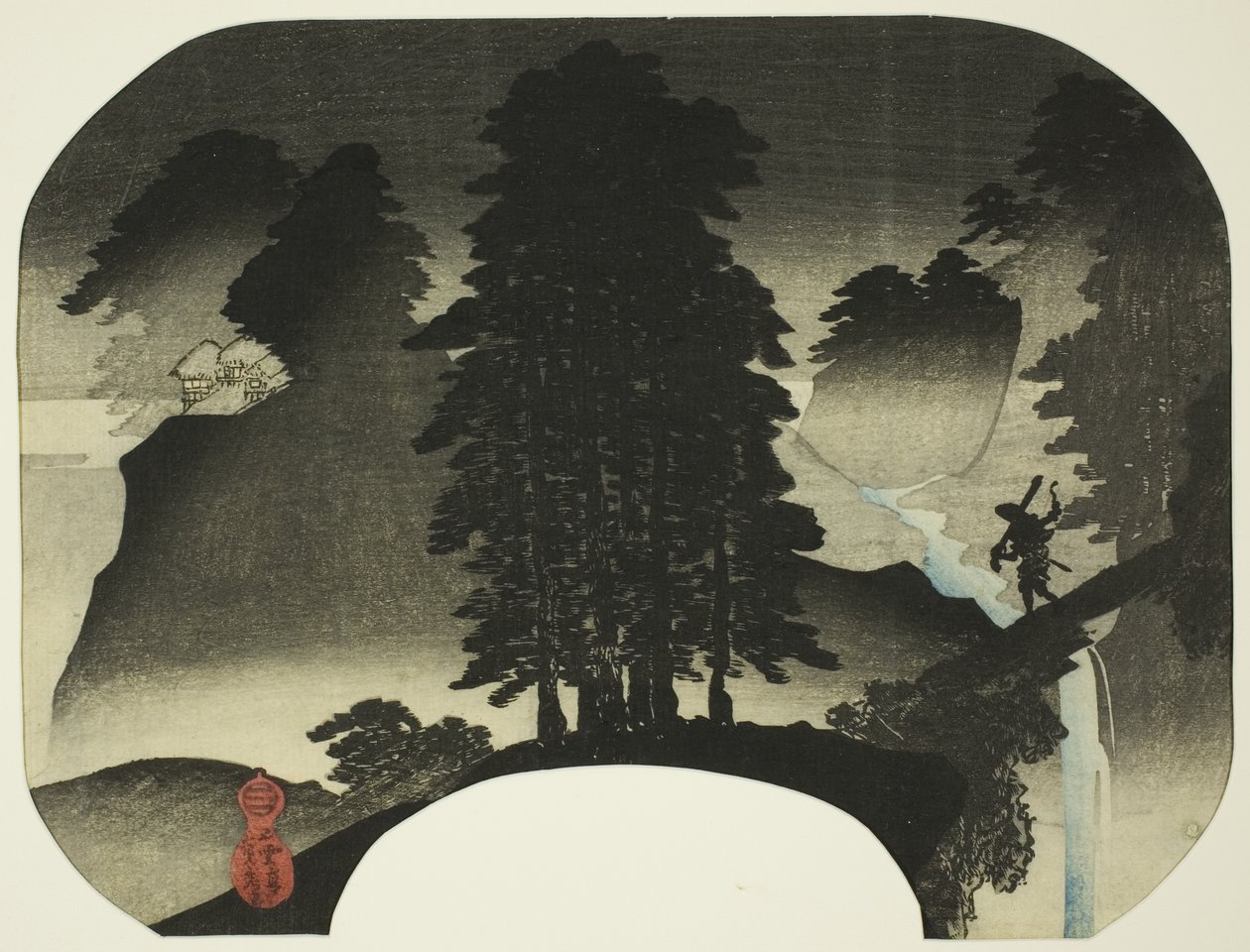 krajobraz (z Sanem) autorstwa Utagawa Sadahide