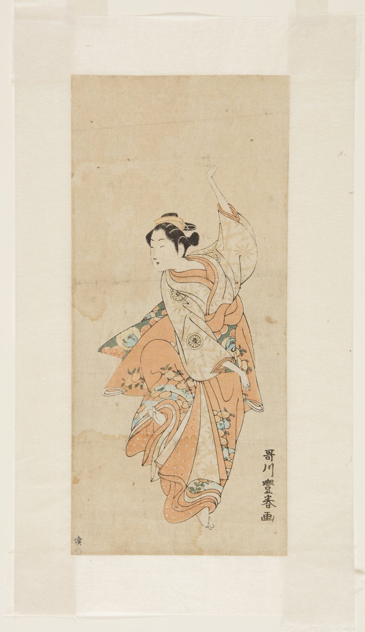 Tańcząca gejsza autorstwa Utagawa Toyoharu