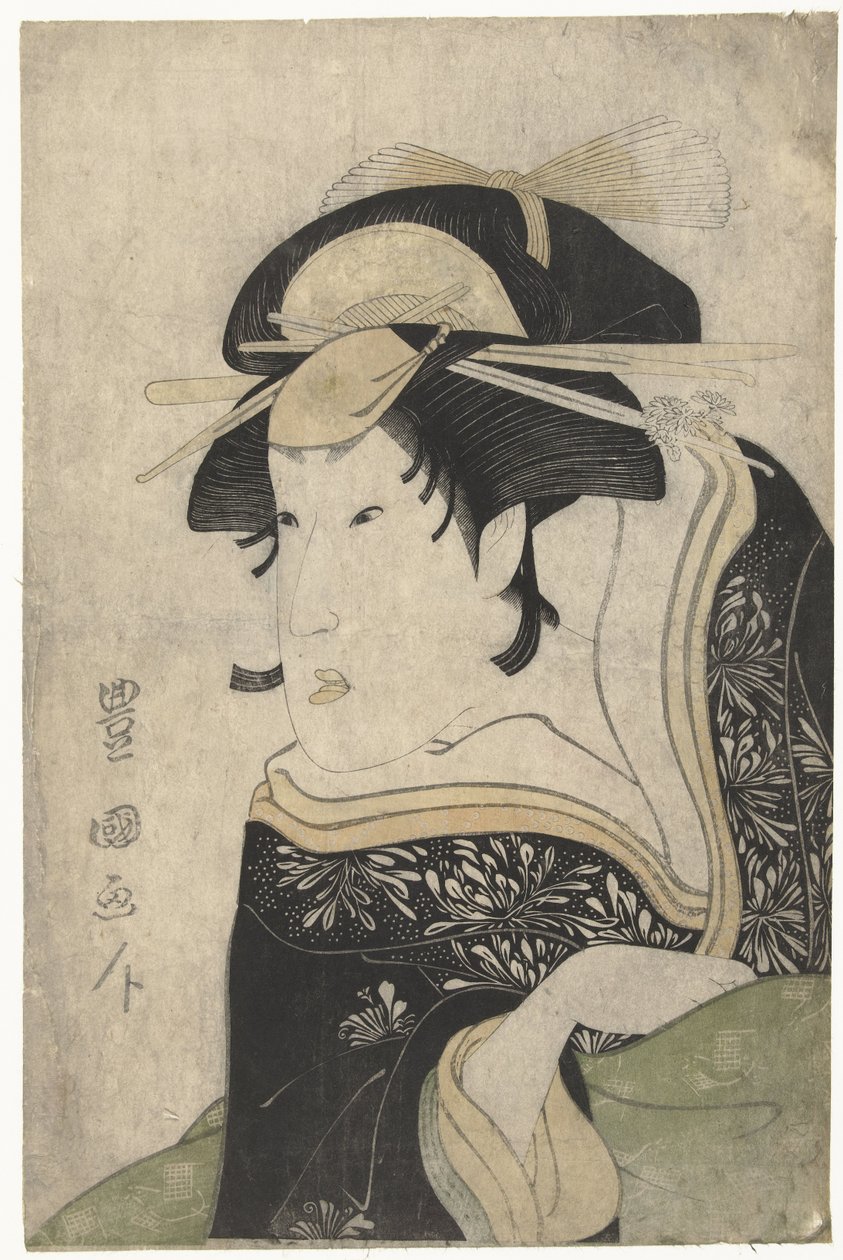 Portret Segawy Kikunojo III autorstwa Utagawa Toyokuni (I)