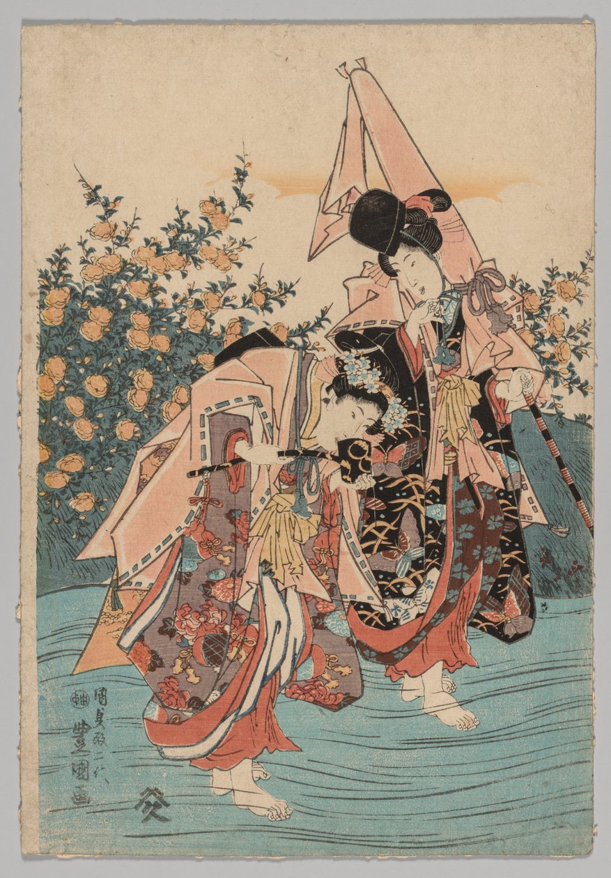 Aktorzy autorstwa Utagawa Toyokuni