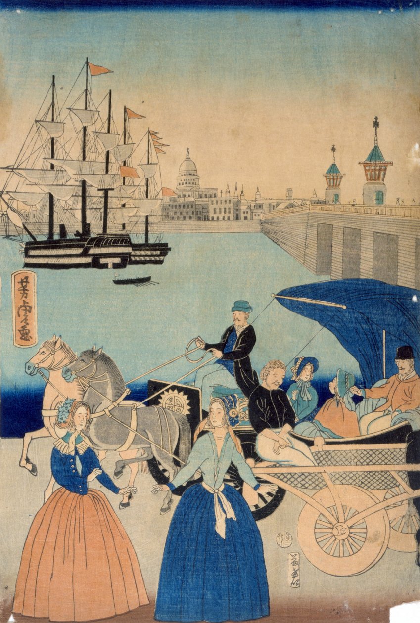 Zdjęcie: Londyn, Anglia autorstwa Utagawa Yoshitora