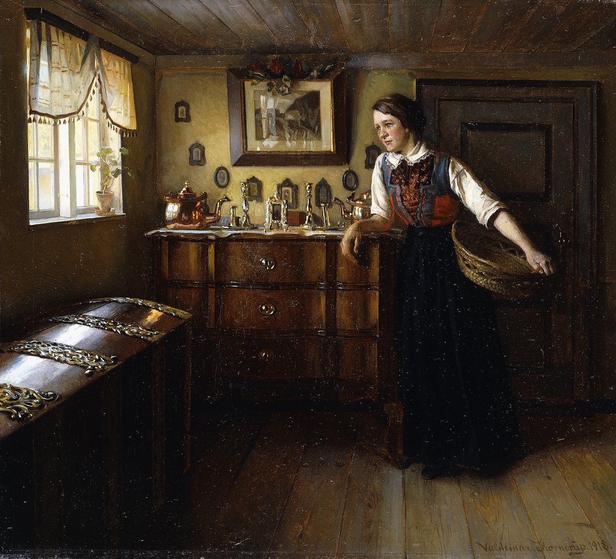 Chwila odpoczynku, 1918 autorstwa Valdemar Kornerup
