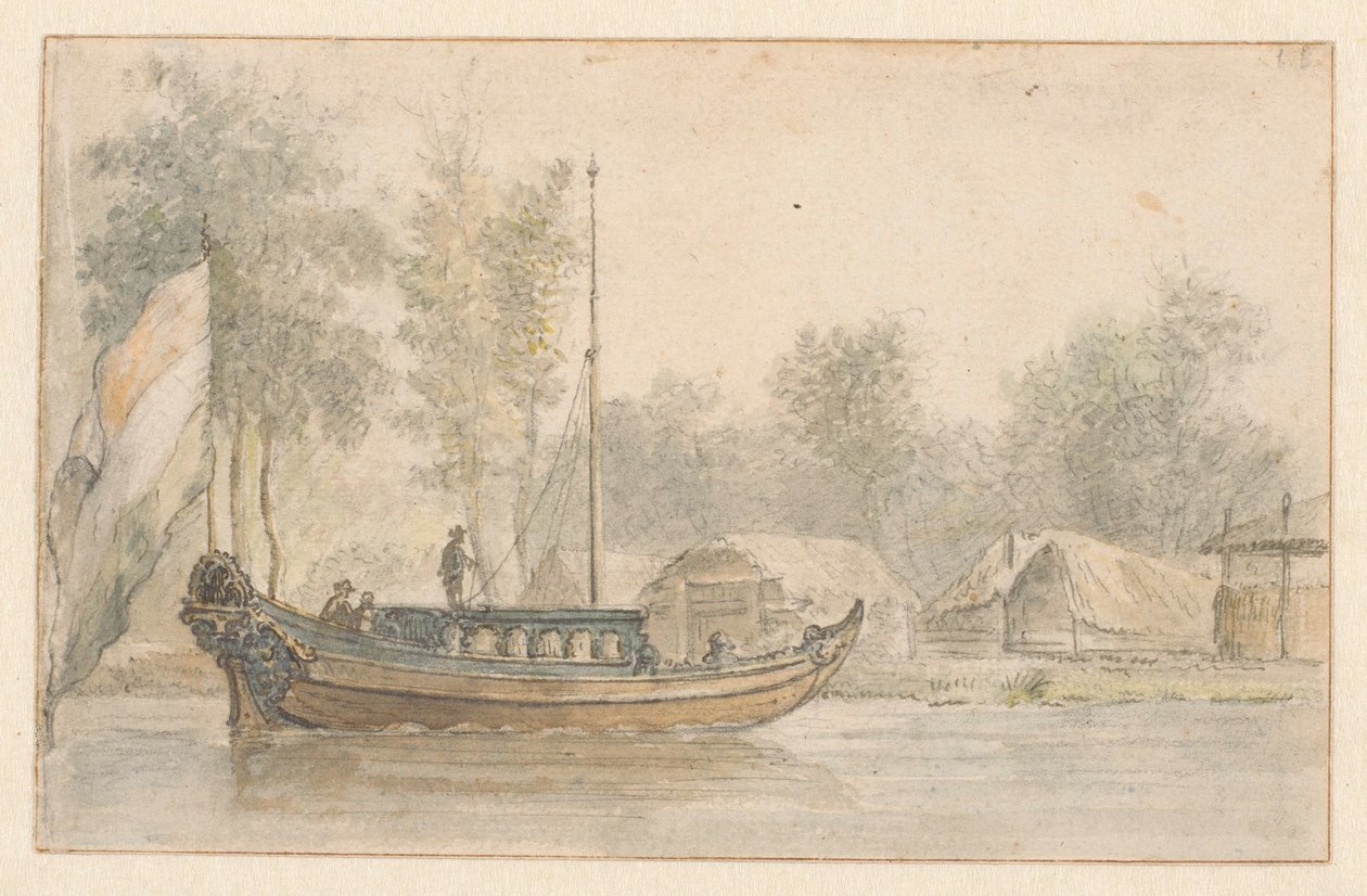 Widok na obóz Willema III w Bodegraven autorstwa Valentijn Klotz (manner of)
