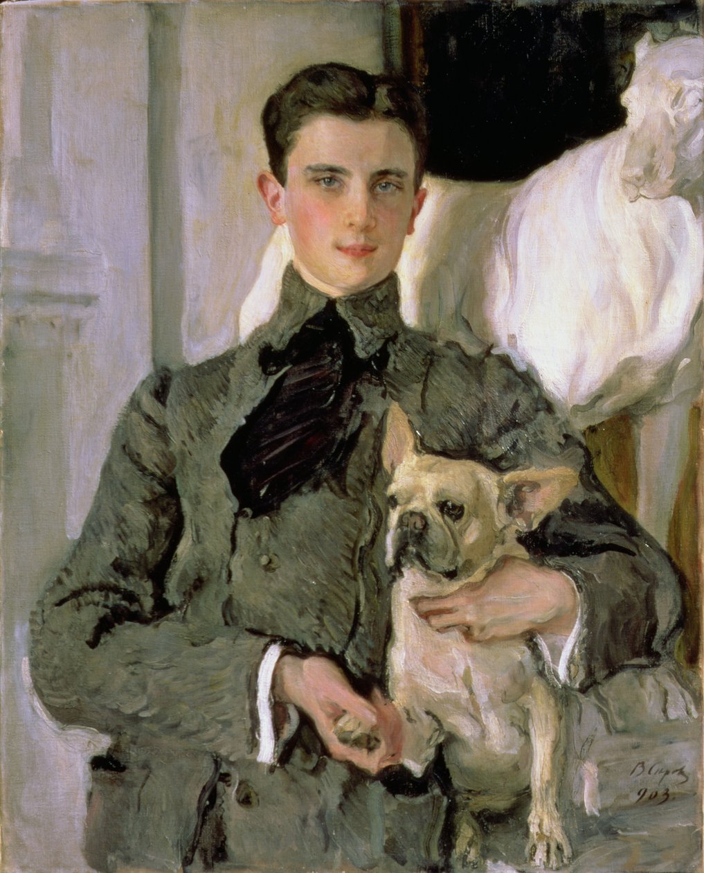 Portret hrabiego Feliksa Feliksovicha Sumarokova-Yelstova (1887-1967), późniejszego księcia Jusupova, 1903 autorstwa Valentin Aleksandrovich Serov
