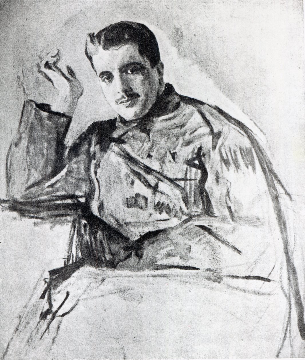 Serge Diagilew, 1904 autorstwa Valentin Aleksandrovich Serov
