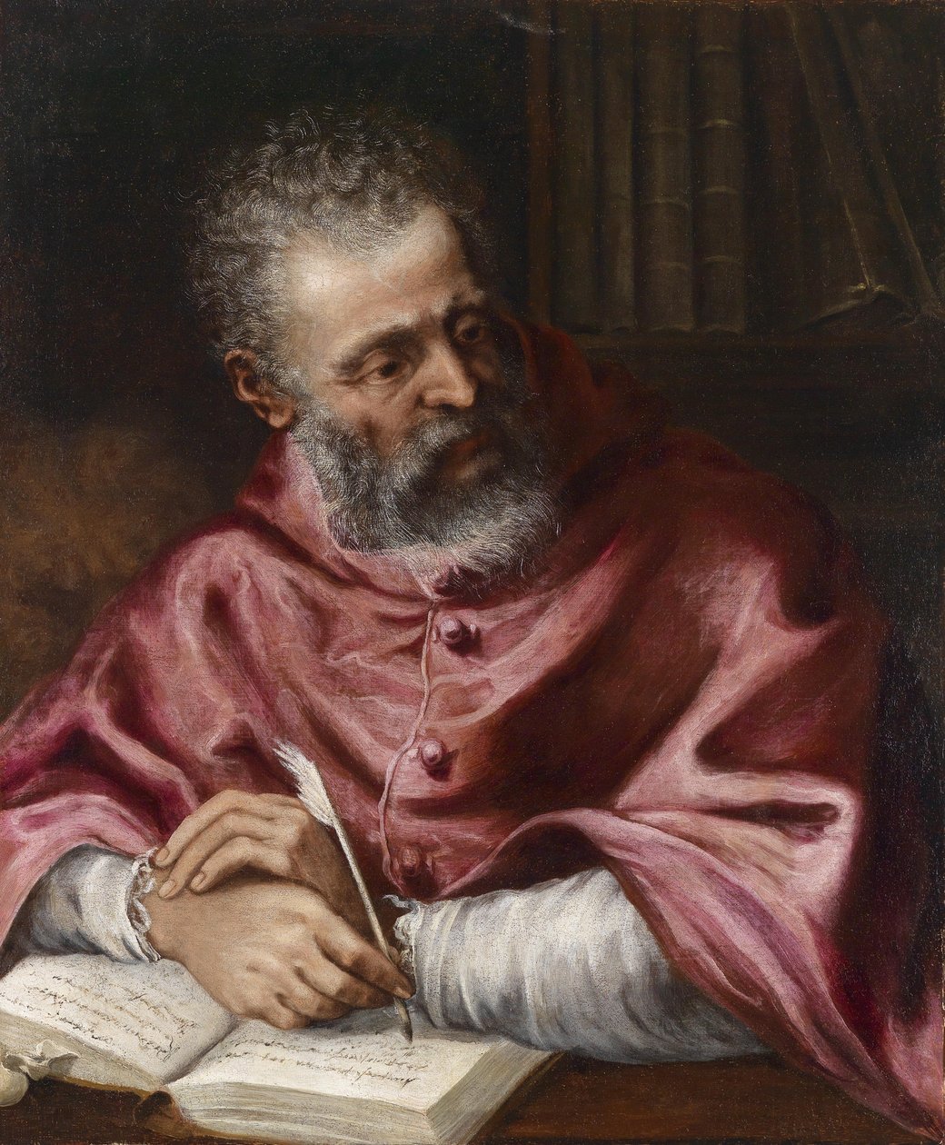 Portret kardynała autorstwa Valentin Lefebvre