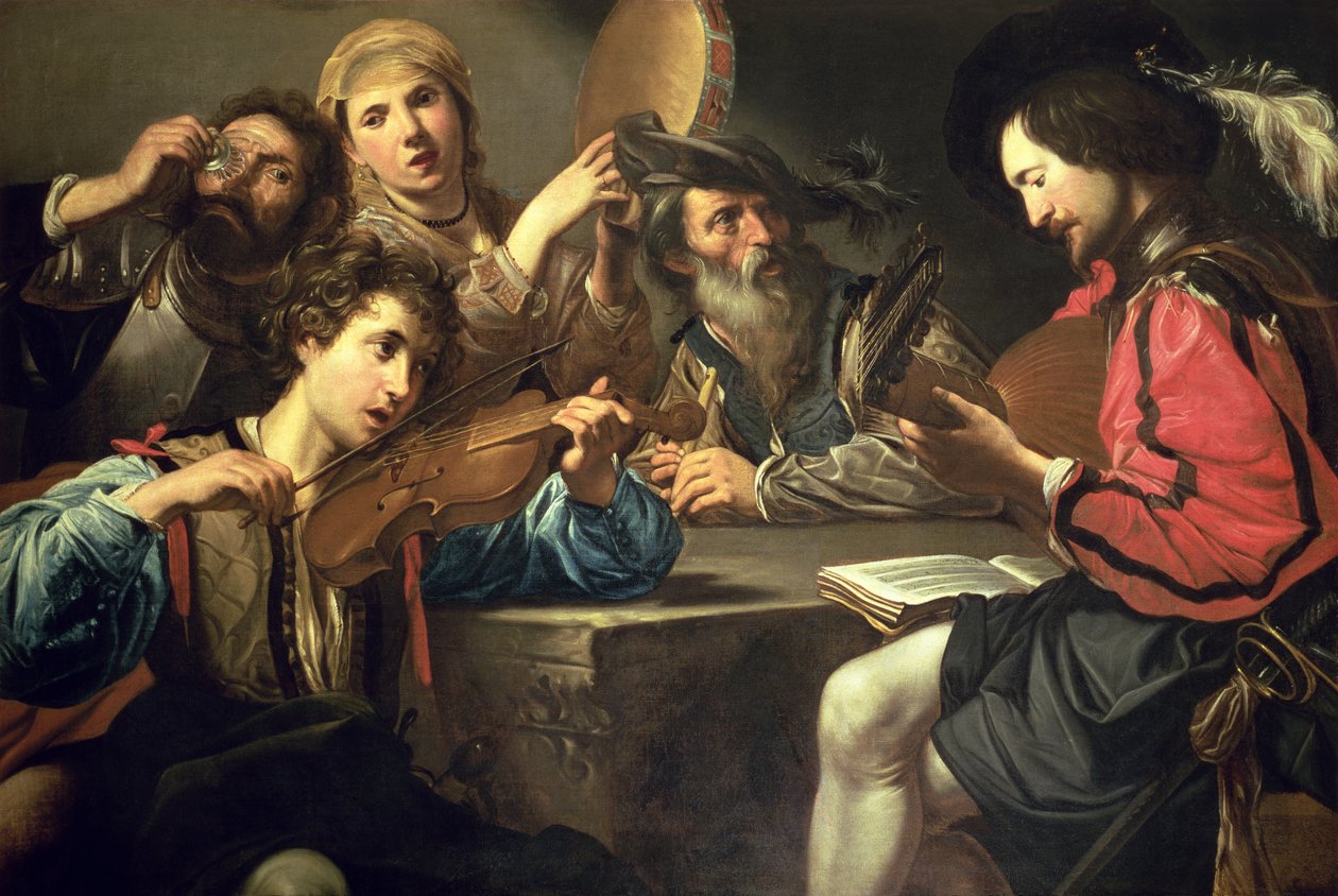 Хөгжмийн цугларалт autorstwa Valentin de Boulogne