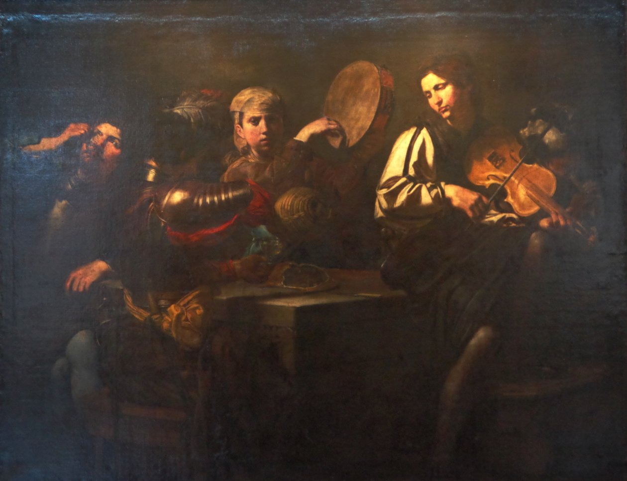 Muzycy i żołnierze autorstwa Valentin de Boulogne