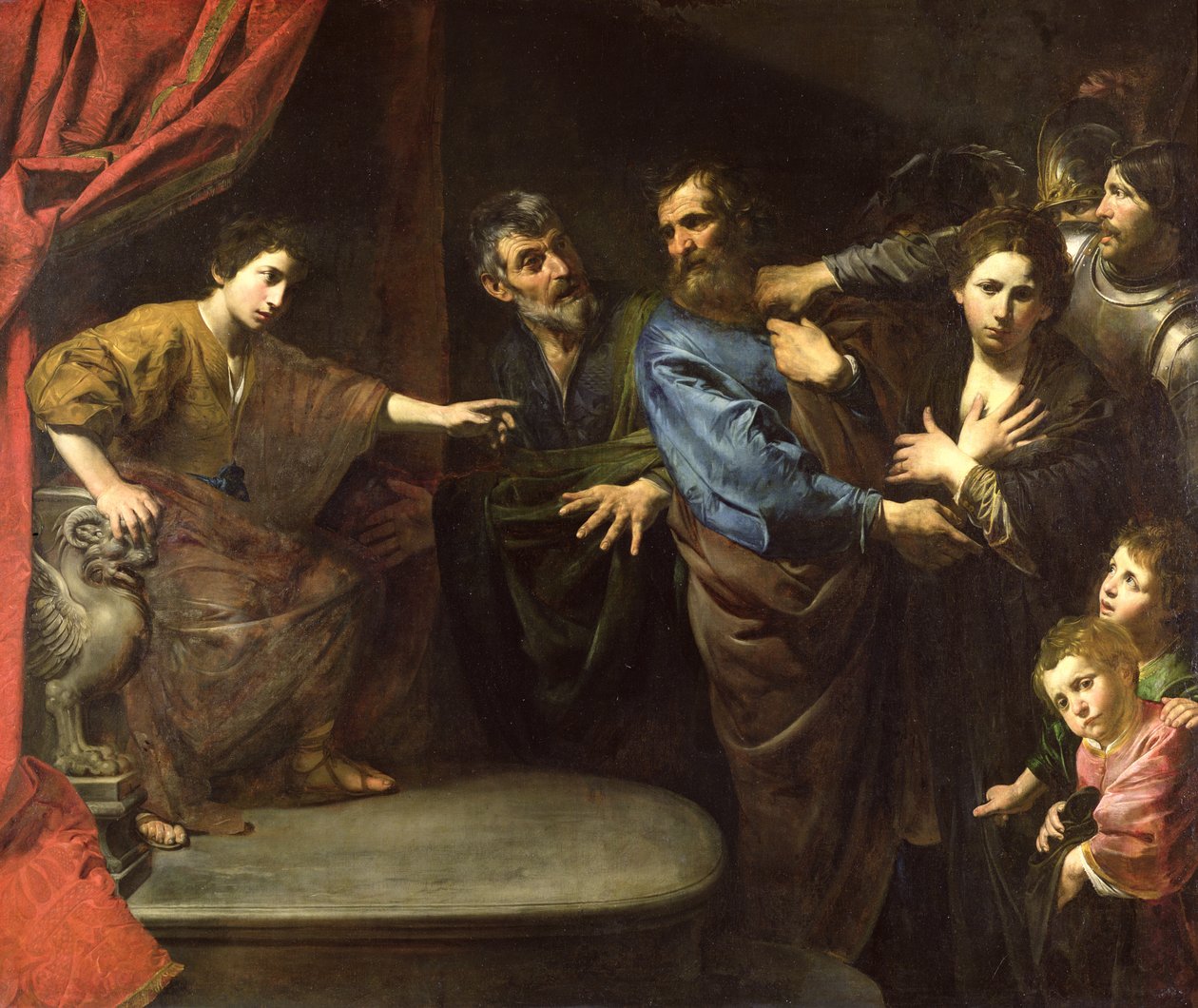 Wyrok Daniela lub Niewinność Zuzanny autorstwa Valentin de Boulogne
