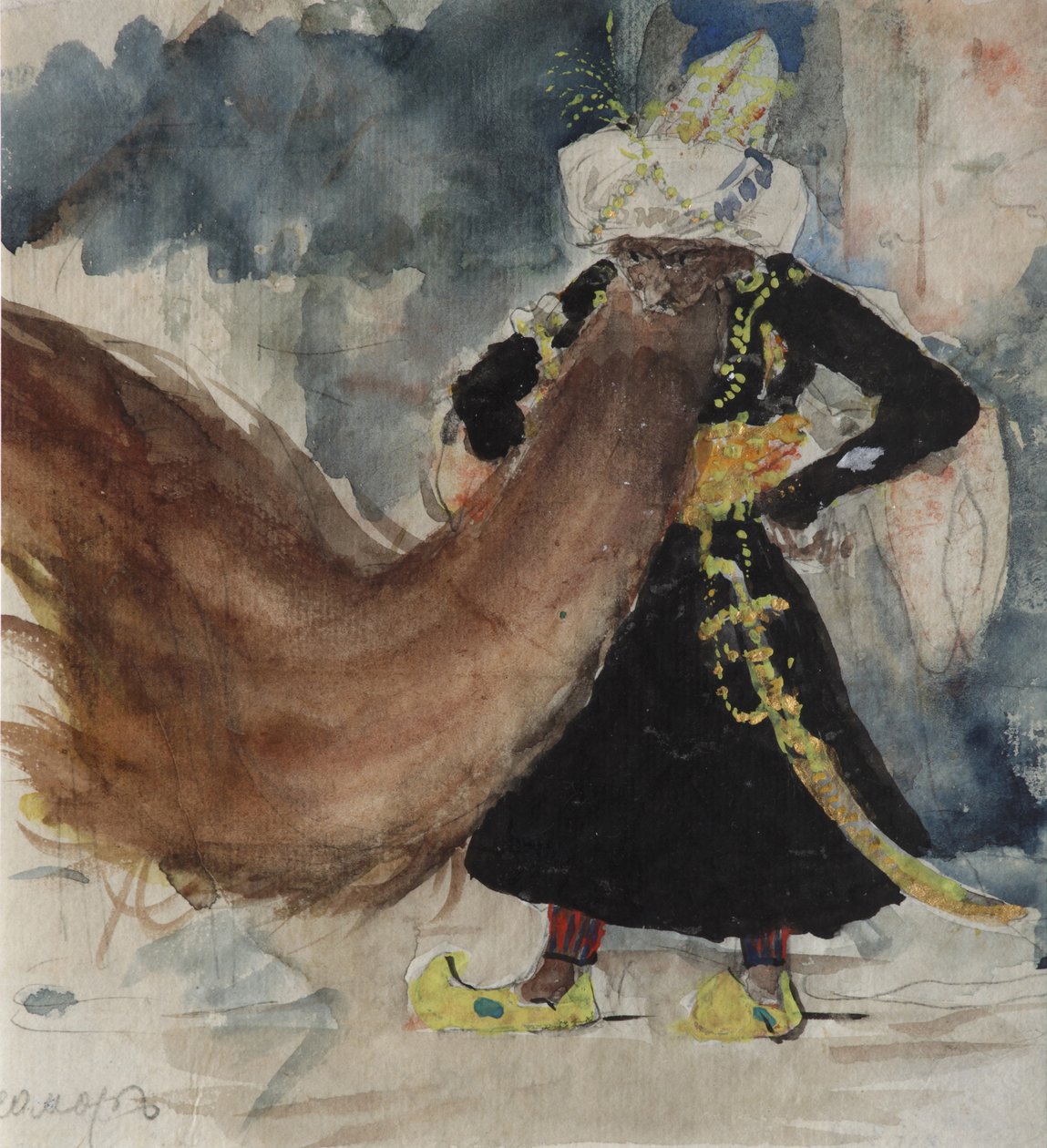 Czernomor. Projekt kostiumów do opery Rusłan i Ludmiła M. Glinki autorstwa Valentin Aleksandrovich Serov