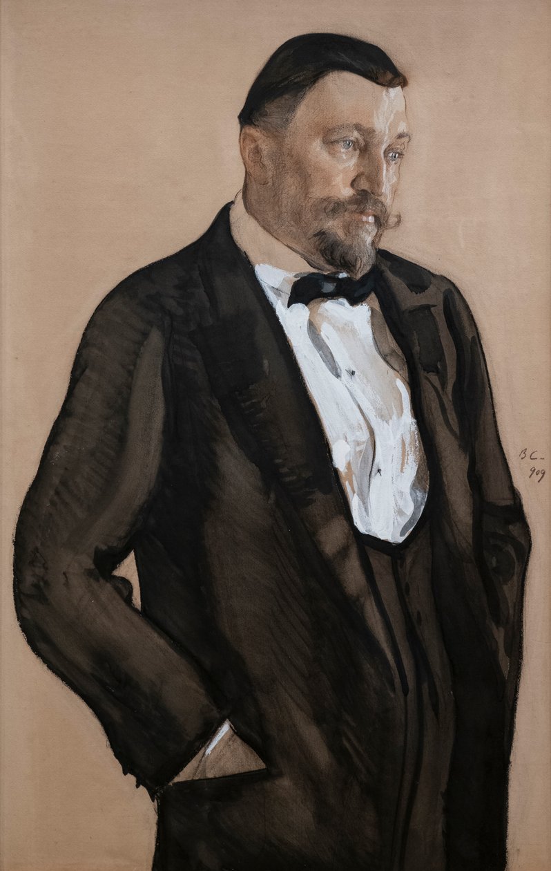 Portret Aleksieja Wikulowicza Morozowa autorstwa Valentin Aleksandrovich Serov