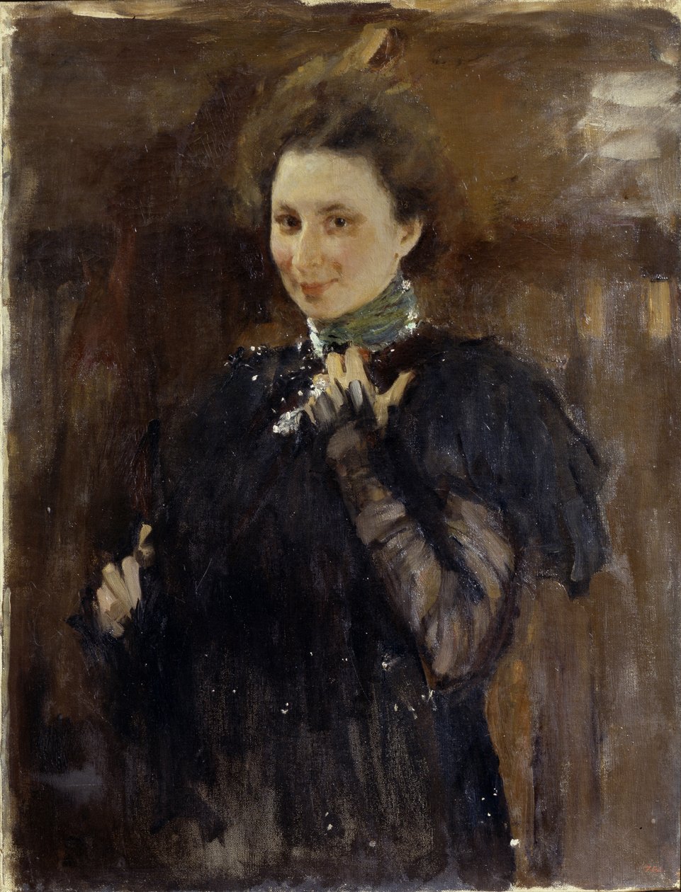 Przełącz na Portret OP Olive 1-5, 2 autorstwa Valentin Aleksandrovich Serov