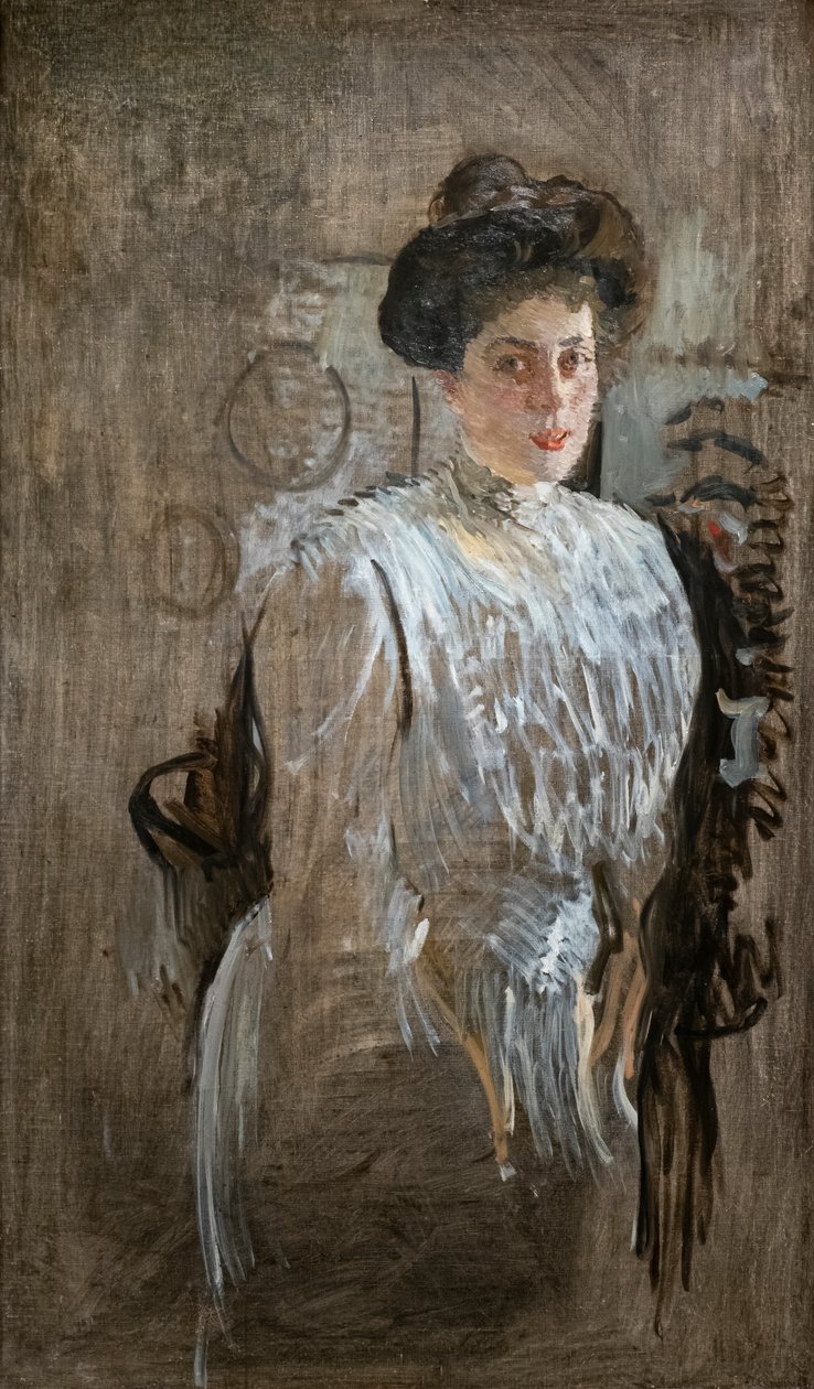 Portret Margarity Kirilovny Morozowej autorstwa Valentin Aleksandrovich Serov