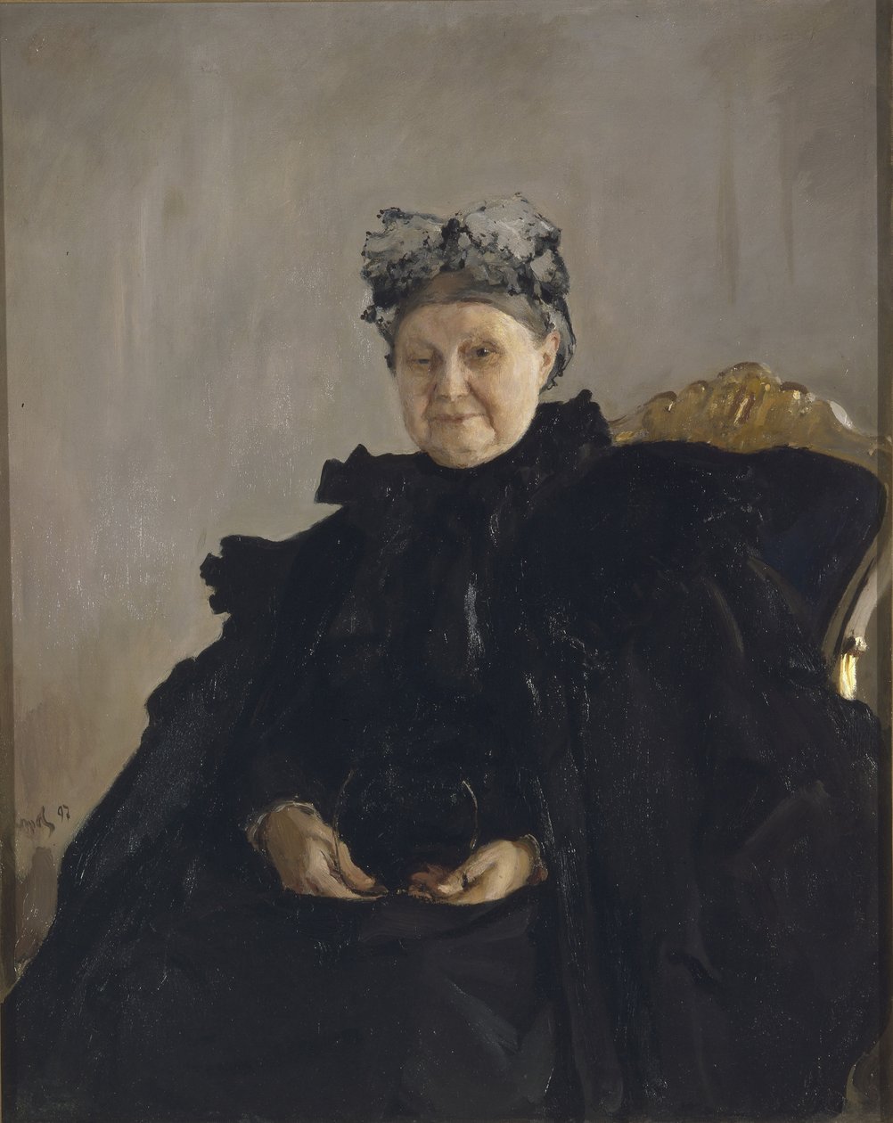 Portret Marii Fiodorovny Morozowej z d. Simonova 1830-1911, 1897 autorstwa Valentin Aleksandrovich Serov