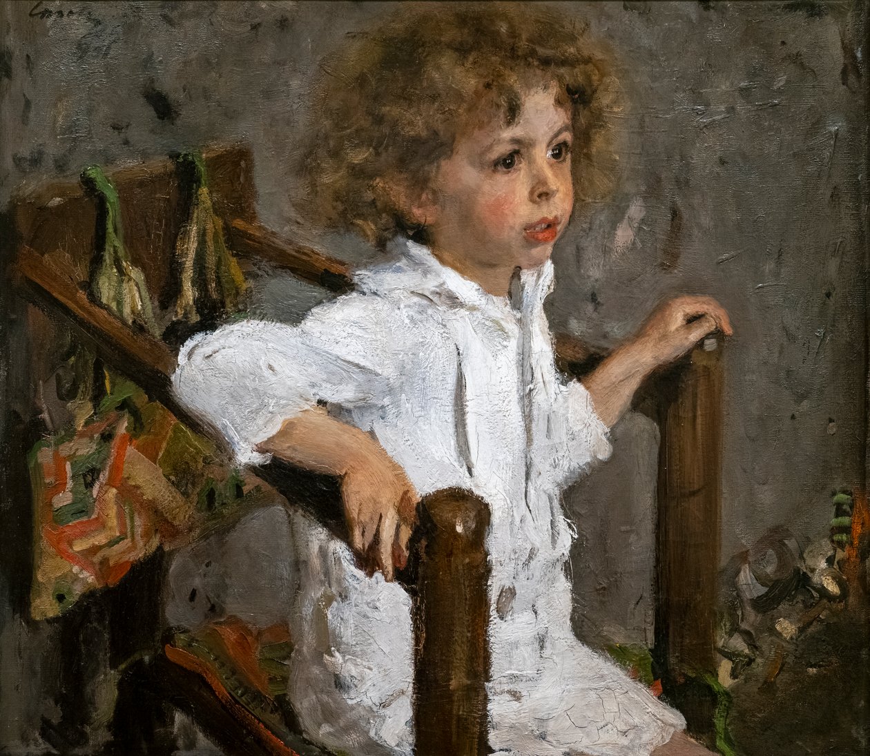 Portret Miki Morozowa autorstwa Valentin Aleksandrovich Serov