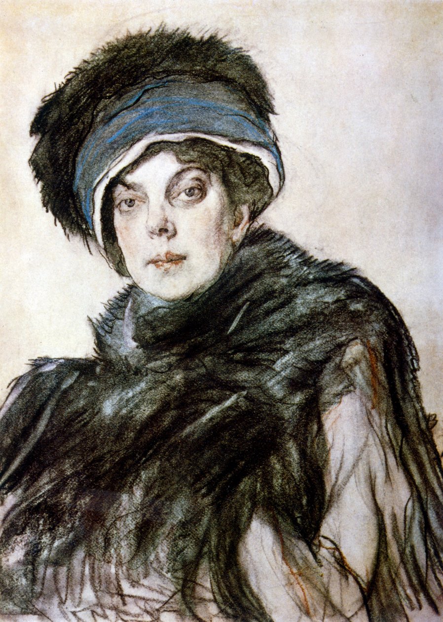 Portret księżniczki Olgi Orłowej autorstwa Valentin Aleksandrovich Serov