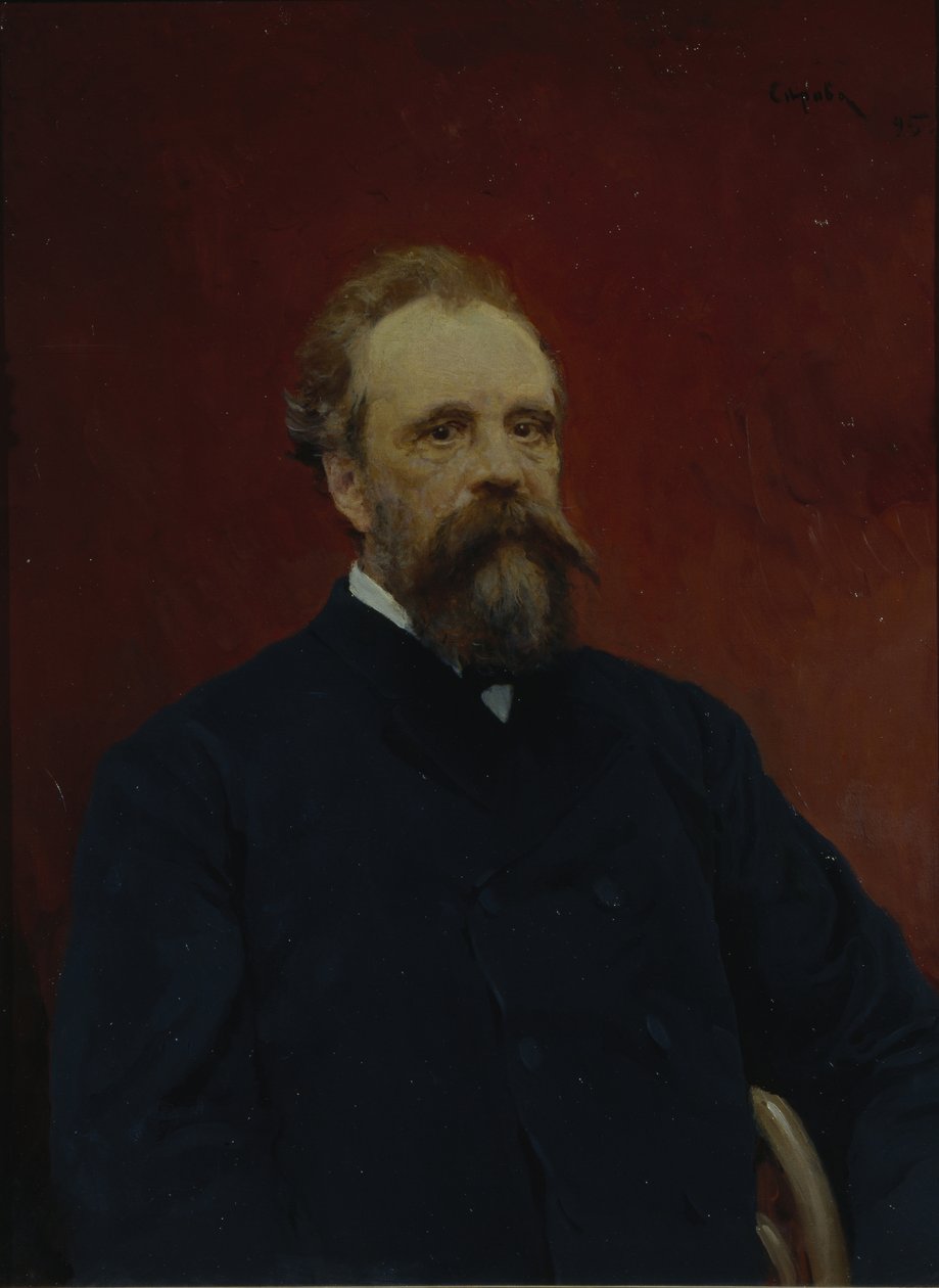Portret Siergieja Michajłowicza Tretiakowa 1834-1892, 1895 autorstwa Valentin Aleksandrovich Serov