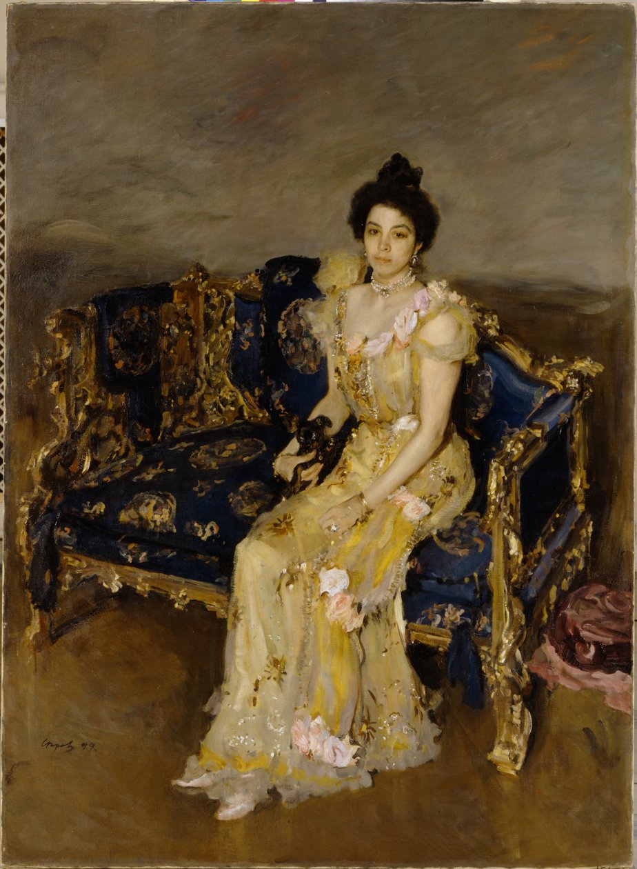 Portret Sofii Botkiny, 1899 autorstwa Valentin Aleksandrovich Serov