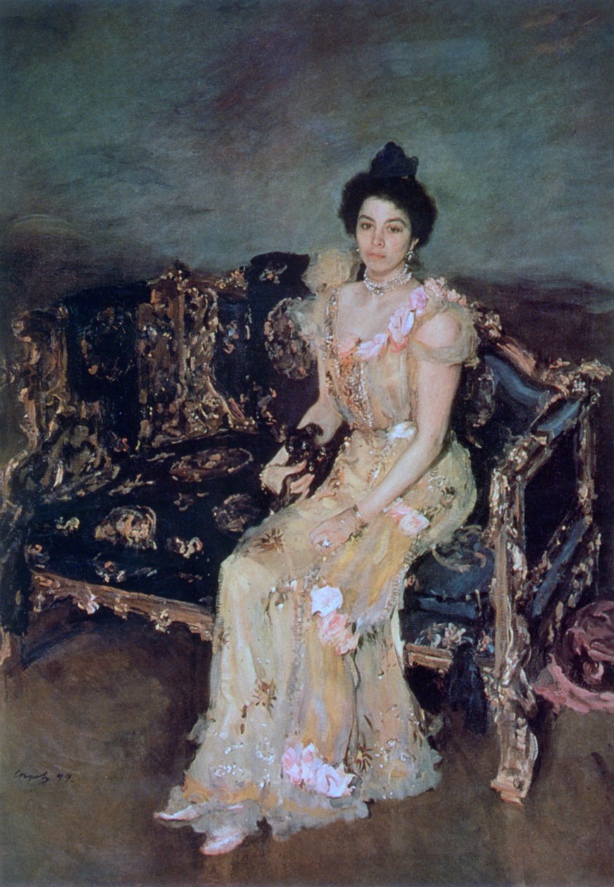 Portret Sofii Michajłownej Botkiny, 1899. autorstwa Valentin Aleksandrovich Serov