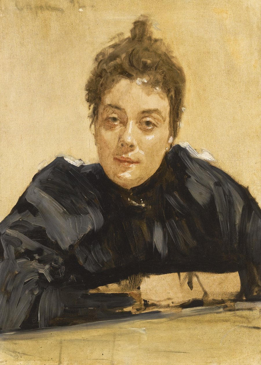 Portret artystki Marii Yakunchikovej-Weber 1870-1902 autorstwa Valentin Aleksandrovich Serov