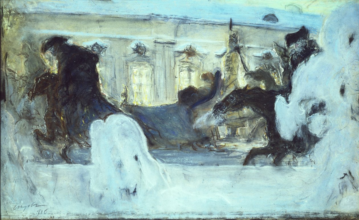 Jazda cesarzowej Katarzyny II, 1906 autorstwa Valentin Aleksandrovich Serov
