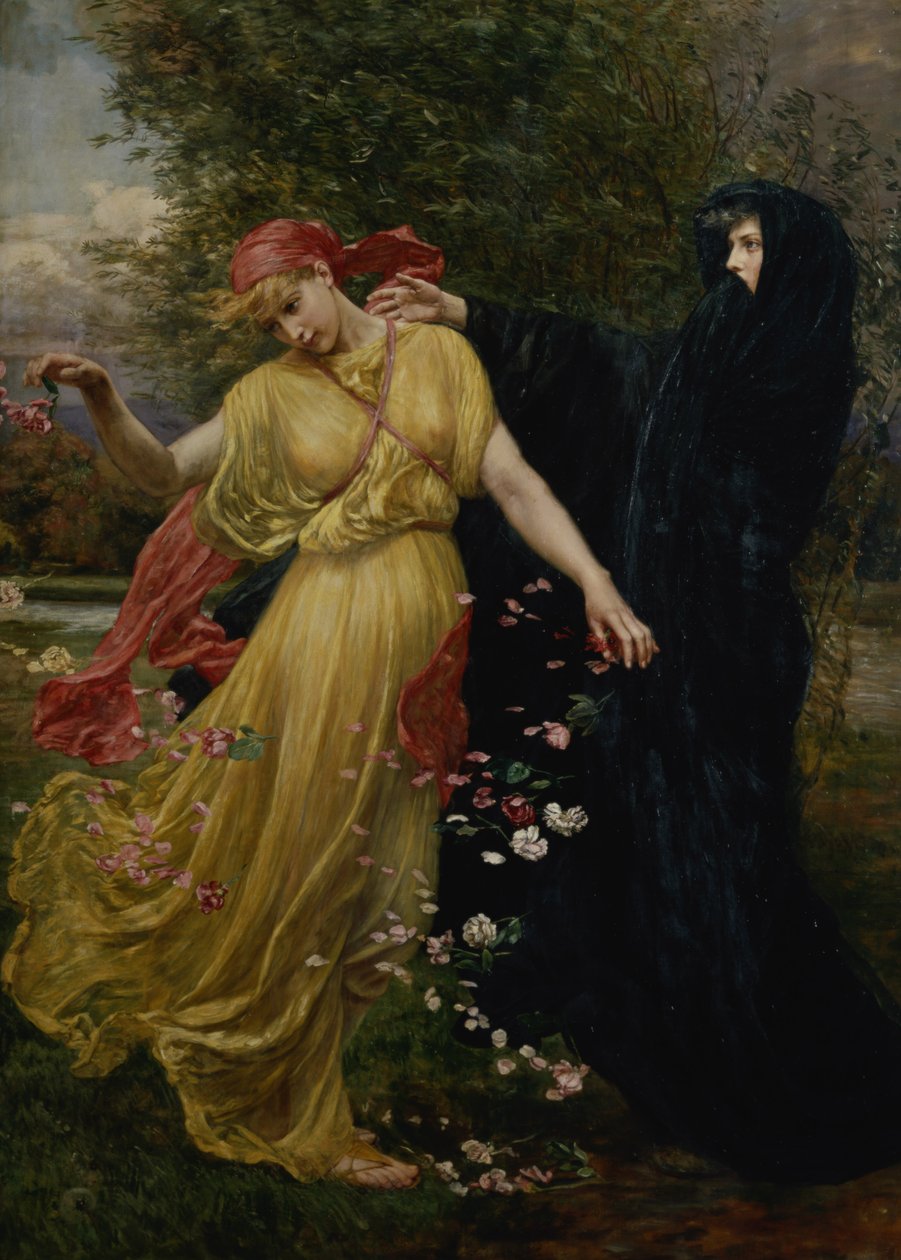 Przy pierwszym dotknięciu zimy, lato odchodzi w zapomnienie autorstwa Valentine Cameron Prinsep
