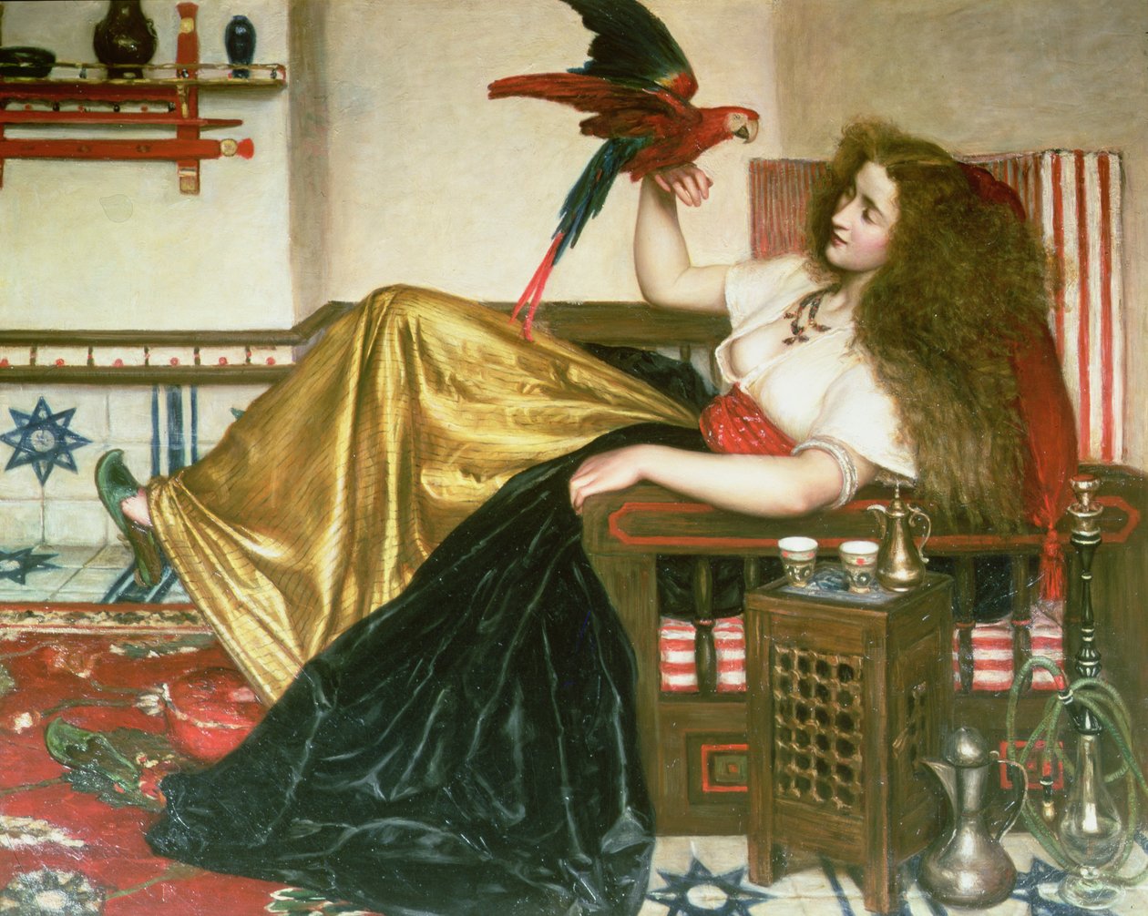 Pani Tootni-Nameh, czyli legenda papugi autorstwa Valentine Cameron Prinsep