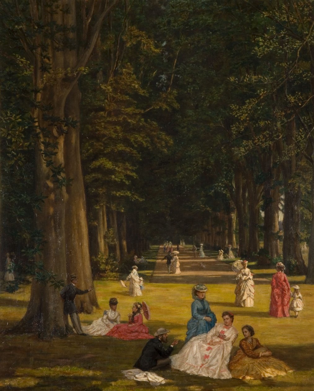 Aleja, Wildernesse, Kent autorstwa Valentine Cameron Prinsep