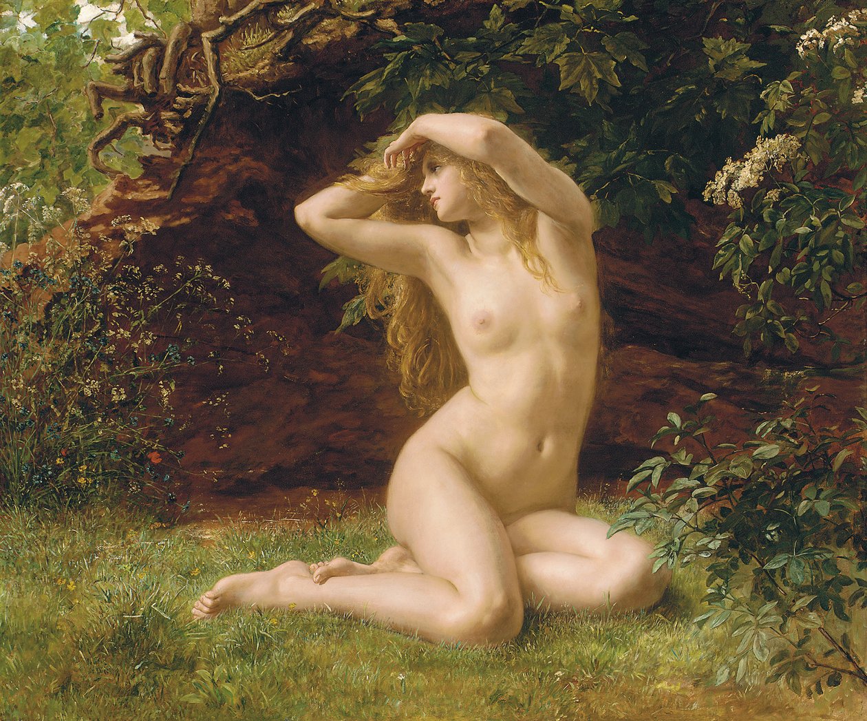 Pierwsze przebudzenie Ewy autorstwa Valentine Cameron Prinsep