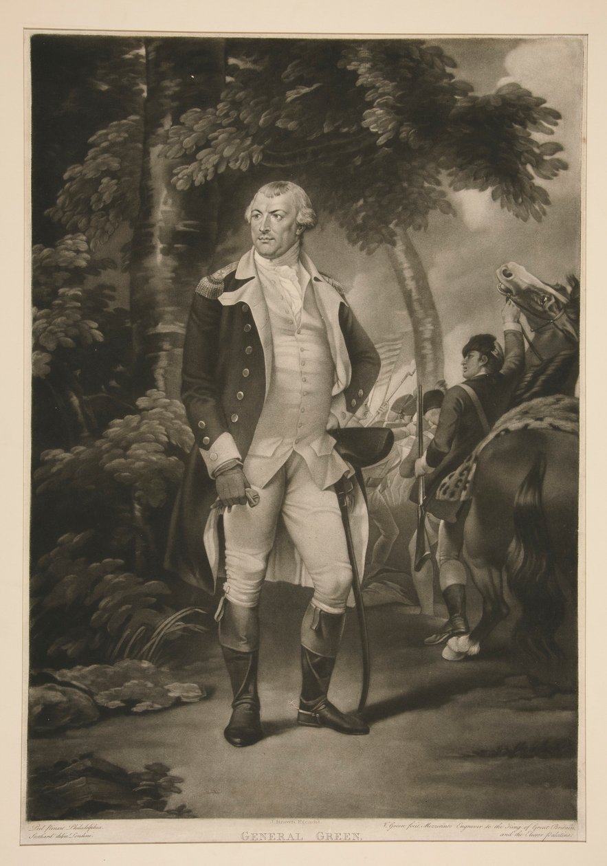 Generał Nathanael Greene autorstwa Valentine Green