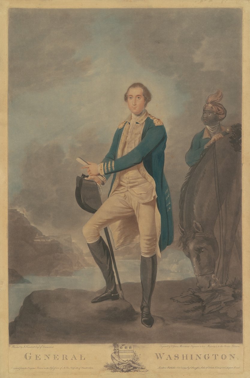 Generał Waszyngton autorstwa Valentine Green after John Trumbull