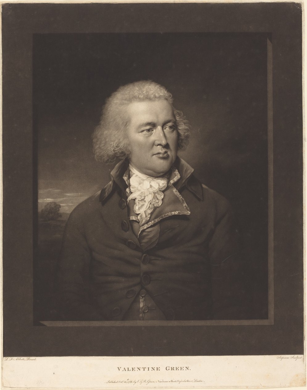 Walentynki Zielony autorstwa Valentine Green after Lemuel Francis Abbott