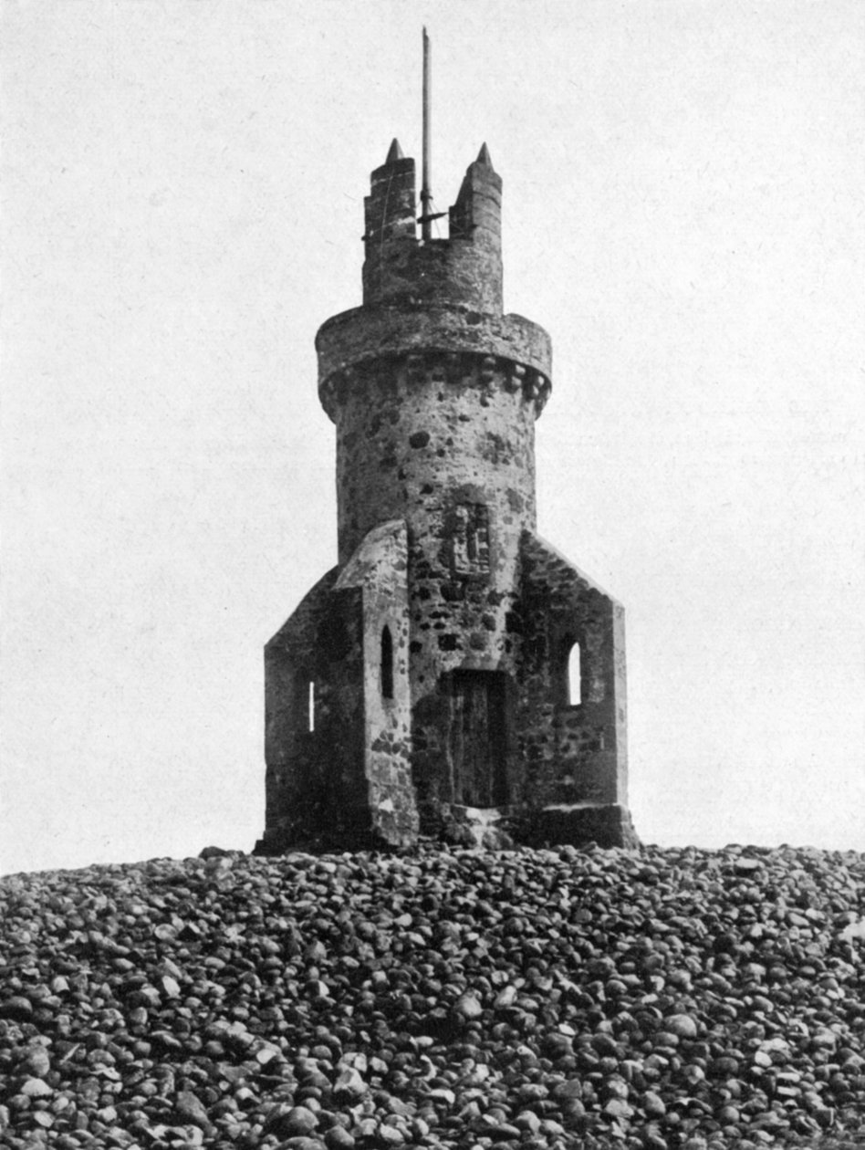 Johnston Tower, Laurencekirk, Aberdeenshire, Szkocja, 1924-1926. autorstwa Valentine and Sons Ltd